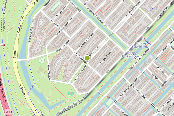 Ambulance-melding op Schenklaan, Den Haag op 3 augustus, kaart-overzicht