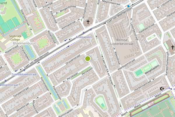 Ambulance-melding op Kruisbessenstraat, Den Haag op 3 augustus, kaart-overzicht