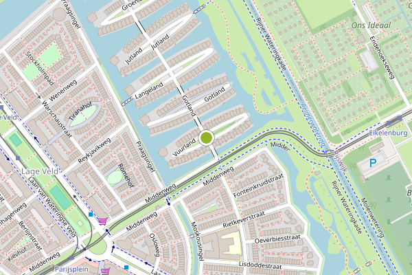 Ambulance-melding op Vuurland, Den Haag op 3 augustus, kaart-overzicht