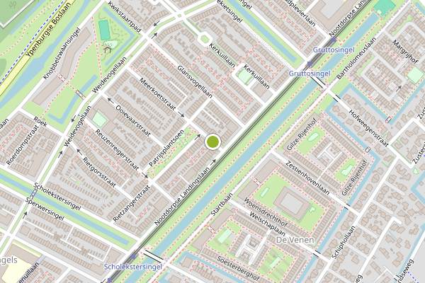 Ambulance-melding op Meerkoetstraat, Den Haag op 3 augustus, kaart-overzicht