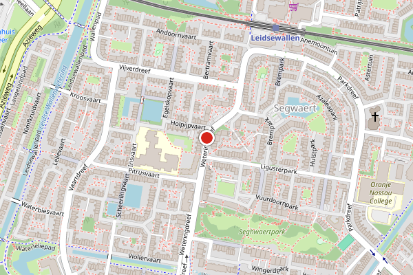 Brandweer-melding op Weteringdreef, Zoetermeer op 19 mei, kaart-overzicht