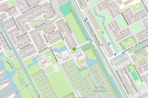 Ambulance-melding op Groeneveld, Rijswijk op 3 augustus, kaart-overzicht