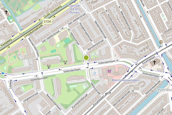 Ambulance-melding op Heiloostraat, Den Haag op 19 mei, kaart-overzicht