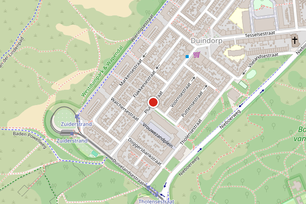 Brandweer-melding op Pluvierstraat, Den Haag op 3 augustus, kaart-overzicht