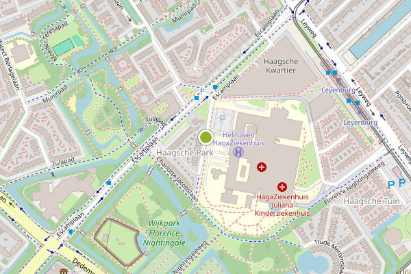 Ambulance-melding op Charlotte Jacobslaan, Den Haag op 3 augustus, kaart-overzicht