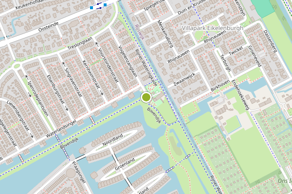 Ambulance-melding op Bovendijk, Den Haag op 3 augustus, kaart-overzicht