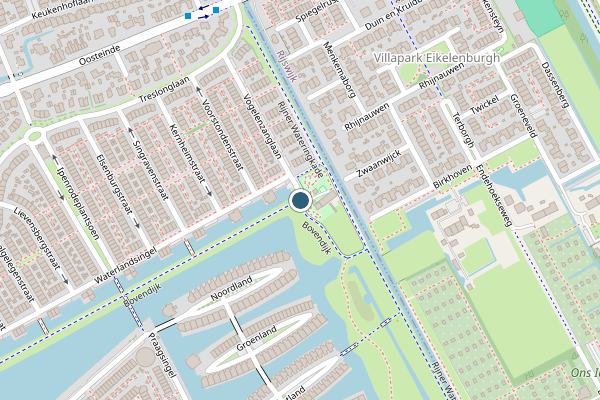 Politie-melding op Bovendijk, Den Haag op 3 augustus, kaart-overzicht