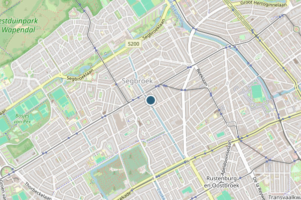 Politie-melding op Den Haag op 3 augustus, kaart-overzicht