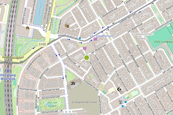Ambulance-melding op Stastokstraat, Den Haag op 3 augustus, kaart-overzicht