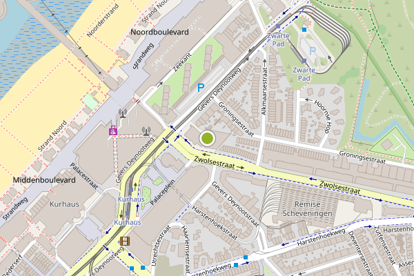 Ambulance-melding op Zwolsestraat, Den Haag op 3 augustus, kaart-overzicht