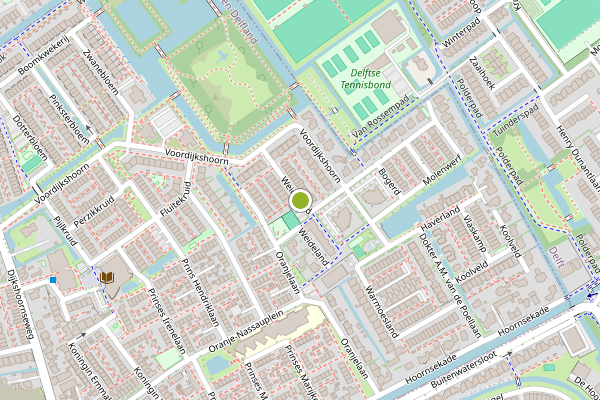 Ambulance-melding op Weideland, Den Hoorn ZH op 20 mei, kaart-overzicht