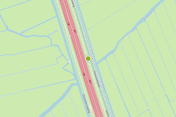 Ambulance-melding op Oostveenseweg, Schipluiden op 20 mei, kaart-overzicht