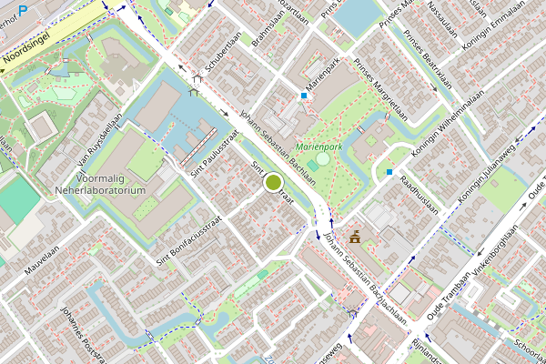Ambulance-melding op Sint Jozefstraat, Leidschendam op 3 augustus, kaart-overzicht
