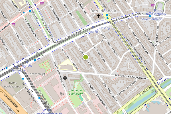 Ambulance-melding op Jacob Mosselstraat, Den Haag op 3 augustus, kaart-overzicht