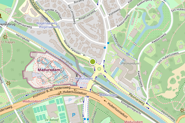 Ambulance-melding op Nieuwe Parklaan, Den Haag op 4 augustus, kaart-overzicht