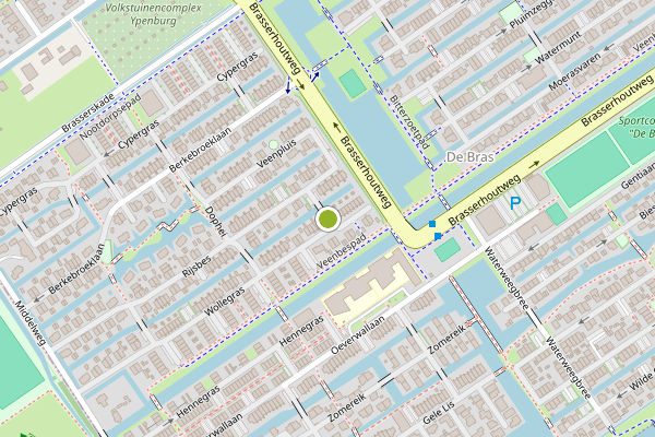 Ambulance-melding op Wollegras, Den Haag op 4 augustus, kaart-overzicht