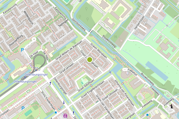 Ambulance-melding op Graaf Lodewijklaan, Leidschendam op 20 mei, kaart-overzicht