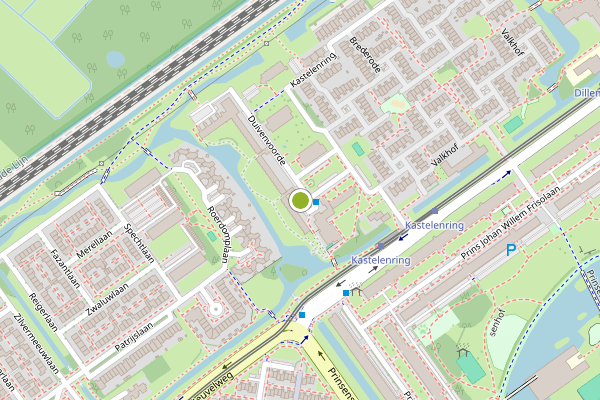 Ambulance-melding op Duivenvoorde, Leidschendam op 20 mei, kaart-overzicht
