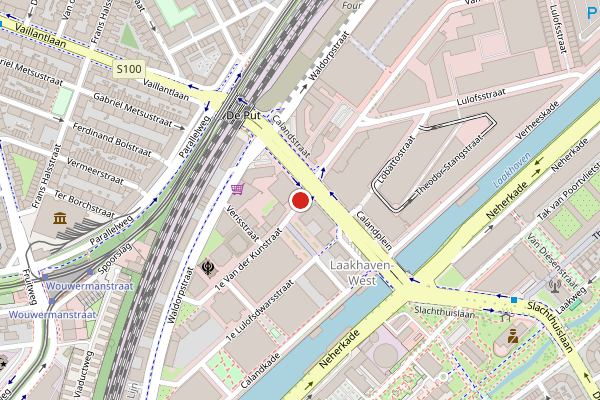 Brandweer-melding op 1e Van der Kunstraat, Den Haag op 4 augustus, kaart-overzicht