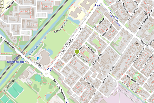 Ambulance-melding op Tollensstraat, Zoetermeer op 19 mei, kaart-overzicht