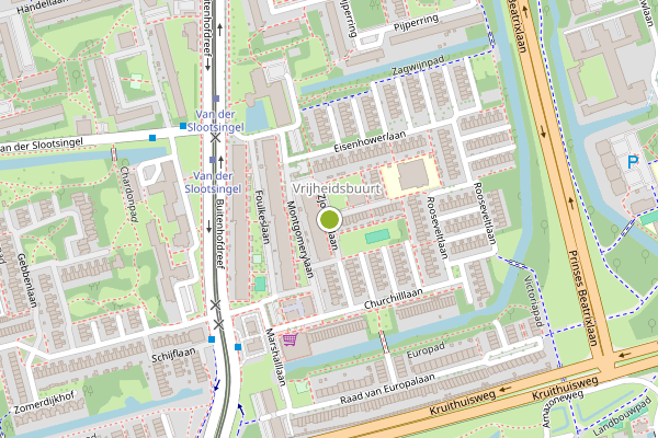 Ambulance-melding op Zjoekowlaan, Delft op 4 augustus, kaart-overzicht