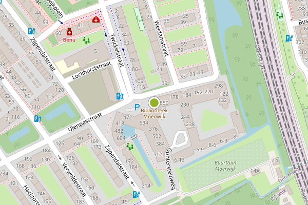 Ambulance-melding op Twickelstraat, Den Haag op 4 augustus, kaart-overzicht