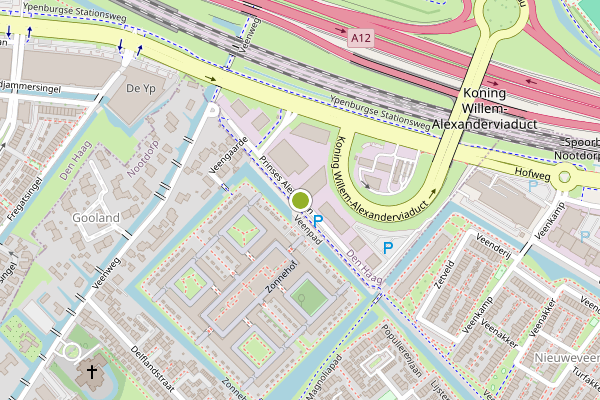 Ambulance-melding op Prinses Alexialaan, Den Haag op 20 mei, kaart-overzicht