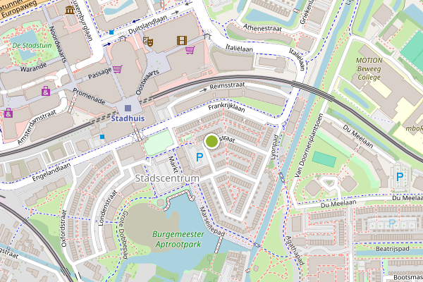 Ambulance-melding op Parijsstraat, Zoetermeer op 4 augustus, kaart-overzicht