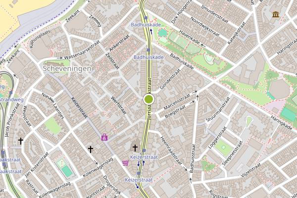 Ambulance-melding op Jurriaan Kokstraat, Den Haag op 4 augustus, kaart-overzicht