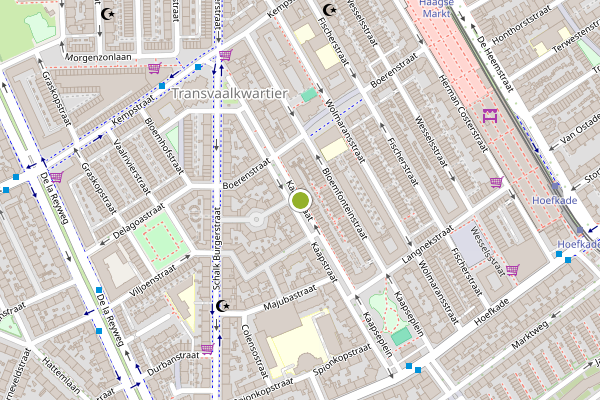 Ambulance-melding op Kaapstraat, Den Haag op 4 augustus, kaart-overzicht