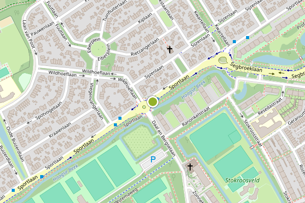 Ambulance + Politie samen ter plaatse op Sportlaan, Den Haag op 4 augustus, kaart-overzicht nieuws-bericht