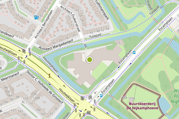 Ambulance-melding op Architect Duikerstraat, Den Haag op 4 augustus, kaart-overzicht