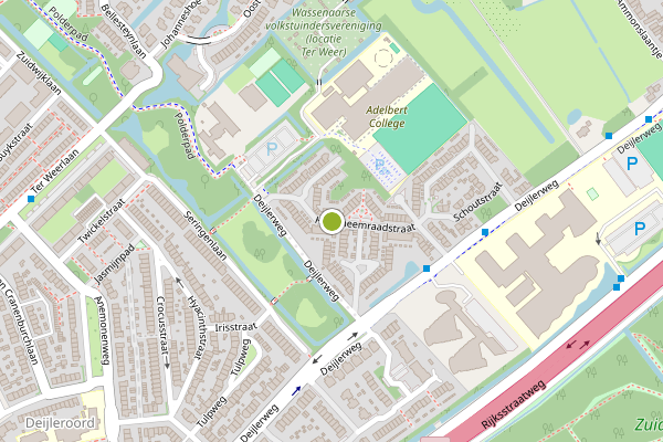 Ambulance-melding op Hoogheemraadstraat, Wassenaar op 4 augustus, kaart-overzicht
