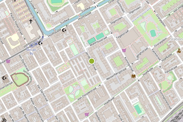 Ambulance-melding op Jacob Catsstraat, Den Haag op 4 augustus, kaart-overzicht