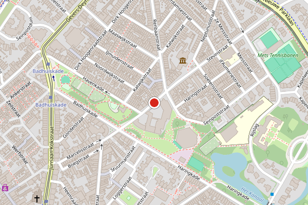 Brandweer-melding op Neptunusstraat, Den Haag op 4 augustus, kaart-overzicht