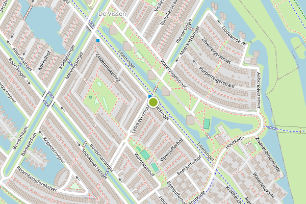 Ambulance-melding op Libelsingel, Den Haag op 4 augustus, kaart-overzicht