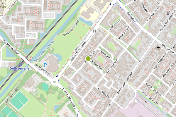 Ambulance-melding op Tollensstraat, Zoetermeer op 4 augustus, kaart-overzicht