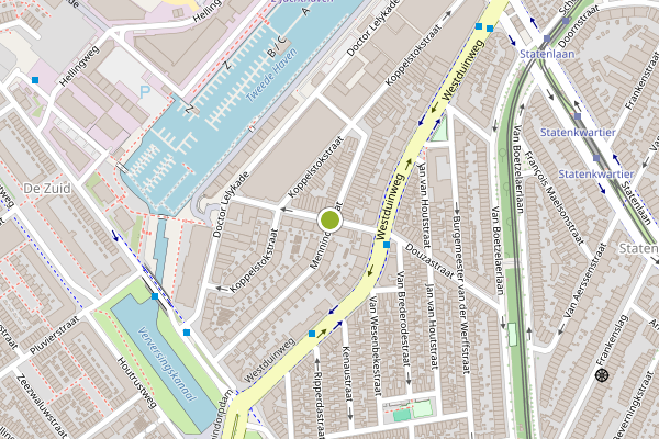 Ambulance-melding op Datheenstraat, Den Haag op 4 augustus, kaart-overzicht