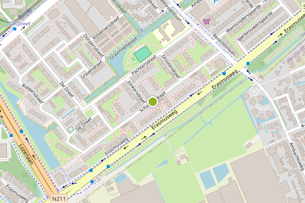 Ambulance-melding op Schoutendreef, Den Haag op 4 augustus, kaart-overzicht