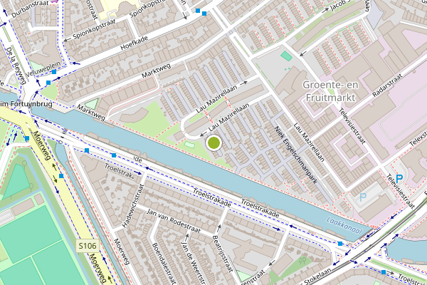 Ambulance-melding op Lau Mazirellaan, Den Haag op 4 augustus, kaart-overzicht