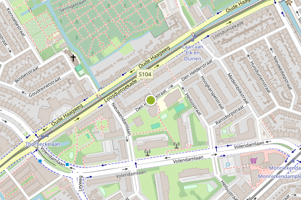 Ambulance-melding op Den Helderstraat, Den Haag op 4 augustus, kaart-overzicht
