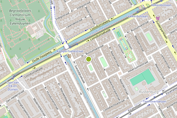 Ambulance-melding op Bunschotensestraat, Den Haag op 4 augustus, kaart-overzicht