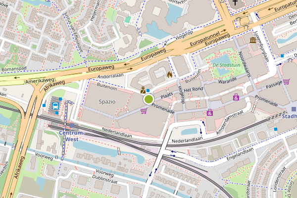 Ambulance-melding op Burgemeester Wegstapelplein, Zoetermeer op 5 augustus, kaart-overzicht
