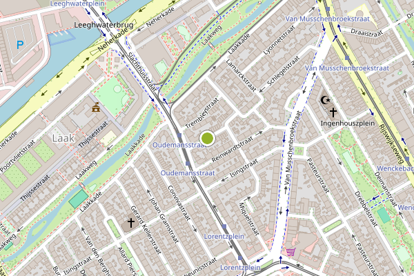 Ambulance-melding op Schlegelstraat, Den Haag op 5 augustus, kaart-overzicht