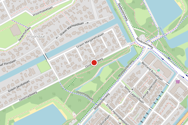 Brandweer-melding op Oostmadeweg, Den Haag op 20 mei, kaart-overzicht