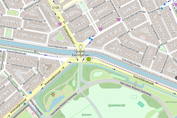 Ambulance-melding op Soestdijksekade, Den Haag op 20 mei, kaart-overzicht