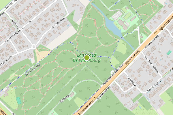 Ambulance-melding op Landgoed De Wittenburg, Wassenaar op 20 mei, kaart-overzicht