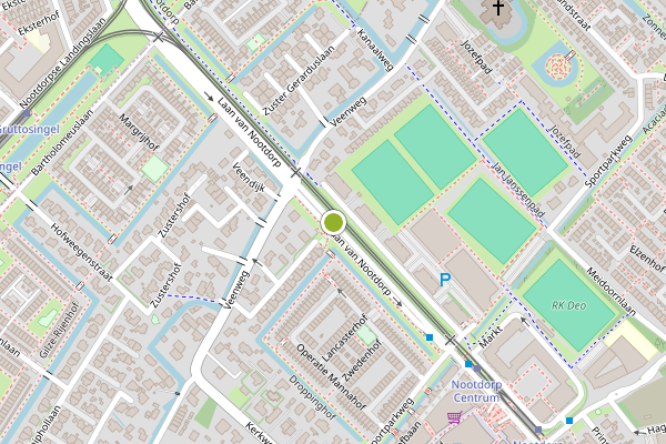 Ambulance-melding op Laan van, Nootdorp op 5 augustus, kaart-overzicht