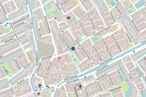 Politie-melding op Prinses Beatrixstraat, Den Hoorn ZH op 5 augustus, kaart-overzicht