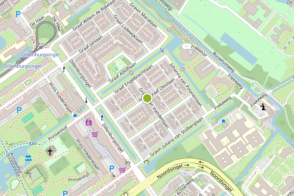 Ambulance-melding op Graaf Ottolaan, Leidschendam op 5 augustus, kaart-overzicht
